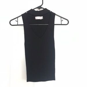 LF Black Choker Tank